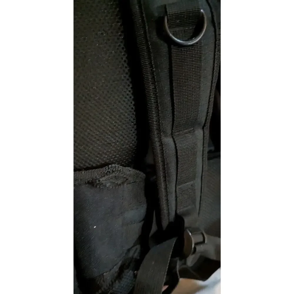 IBM Padded Laptop Backpack Logo Pockets Black Bag Canvas Company Employee